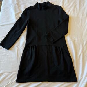 Free People Mod Tunic black dress with pockets 3/4 sleeve size small